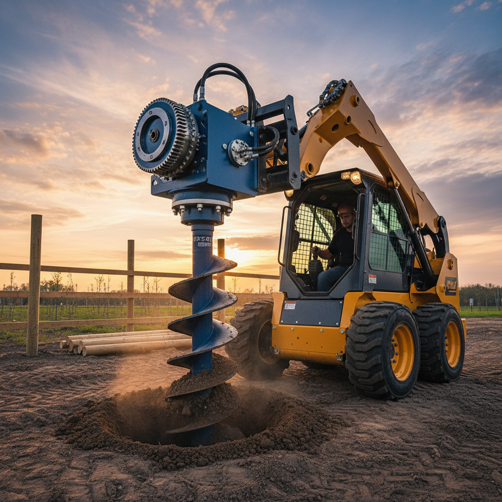 Top Skid Steer Auger Attachments of 2025: Boosting Efficiency with 30% More Torque