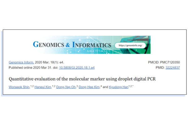 aica® Droplet Chip Digital PCR System Accurately Evaluates Korean Beef Molecular Markers to Assist Germplasm Identification