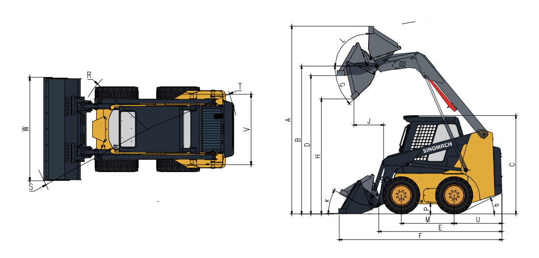 265G Wheeled skid steer loader schema