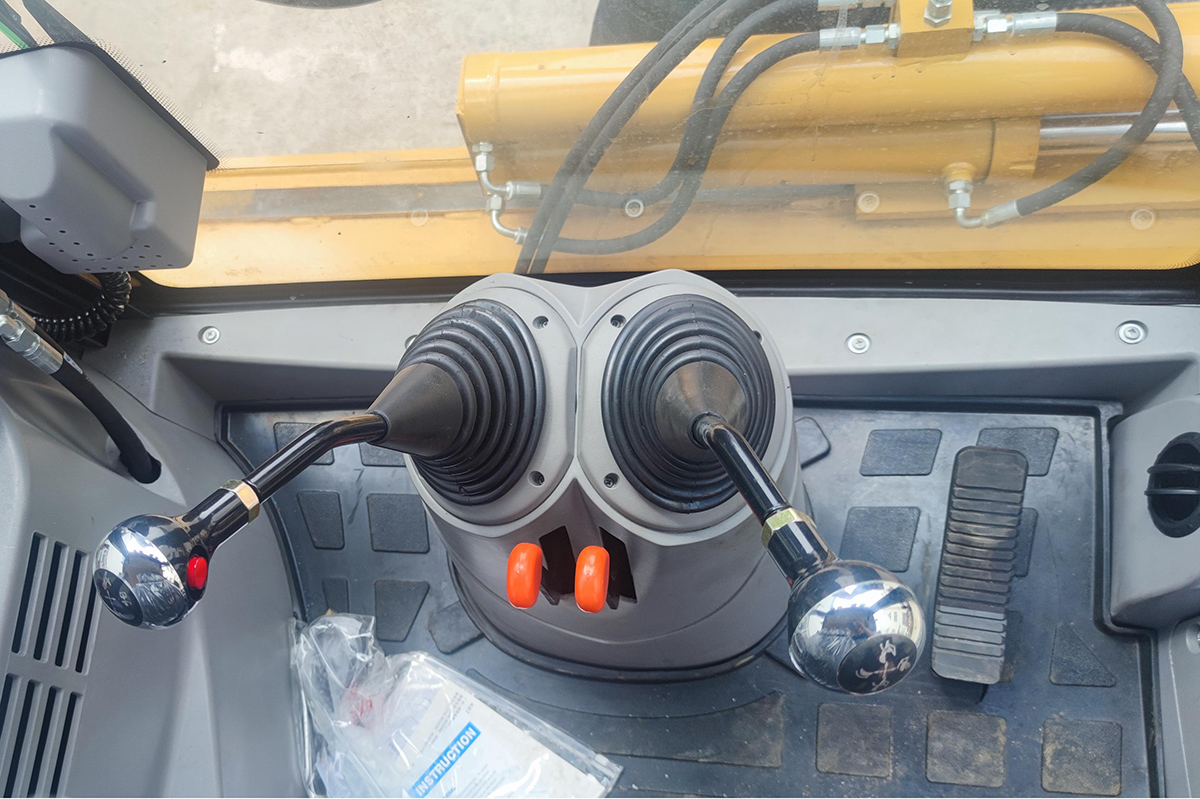 Excavating and loading functions are all pilot controlled