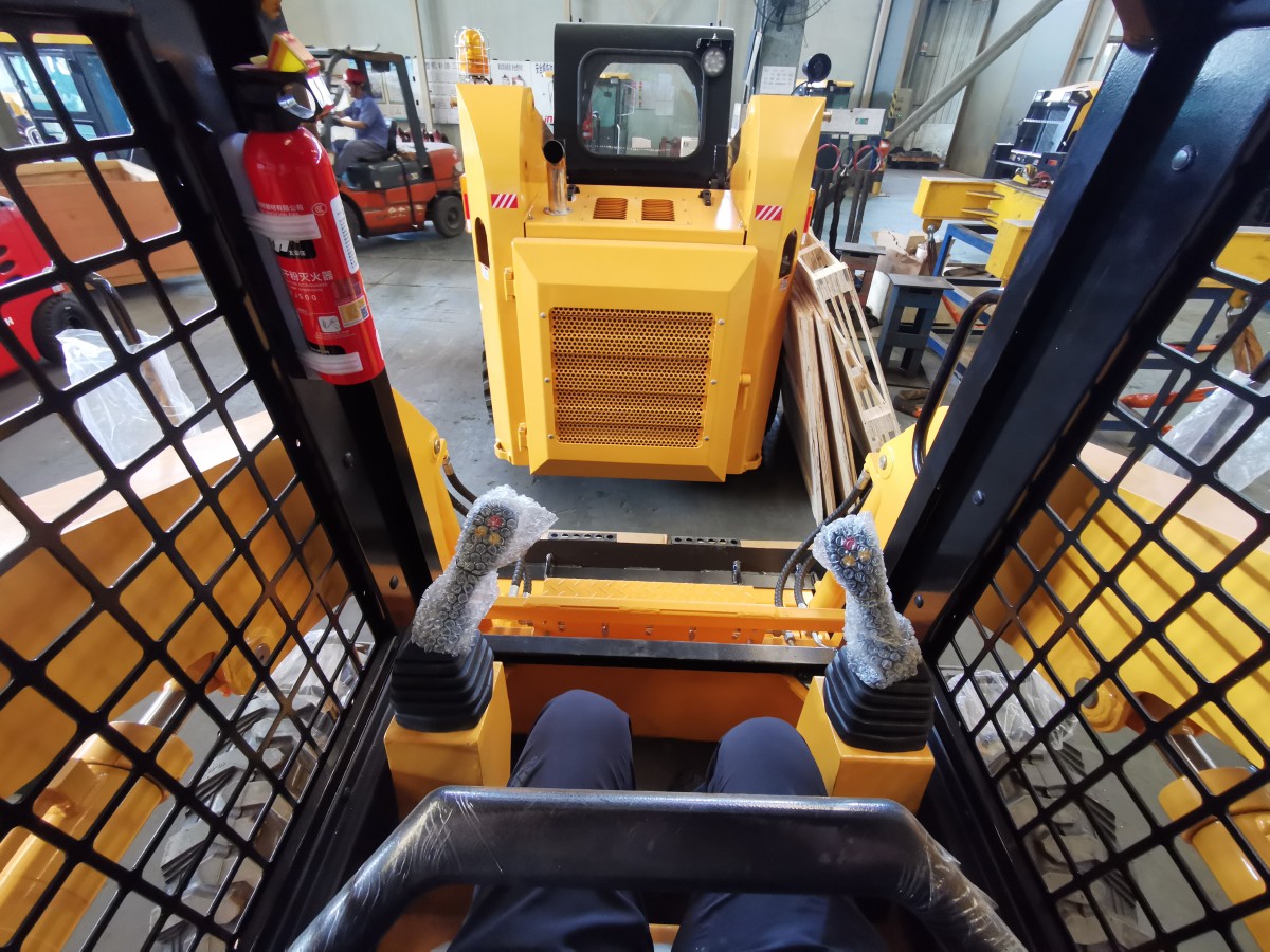 Comfortable cab with a wide-open view