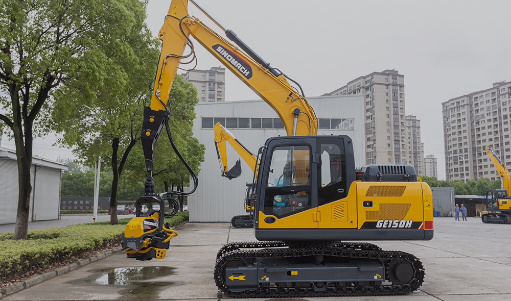 GE150H logging excavator (1)